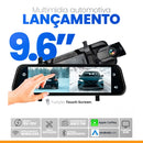 SmartVision PRO™ – Retrovisor Multimídia com [CÂMERA DE RÉ + FRONTAL]