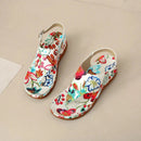 Sandália Ortopédica Floral - E-books + Frete Grátis